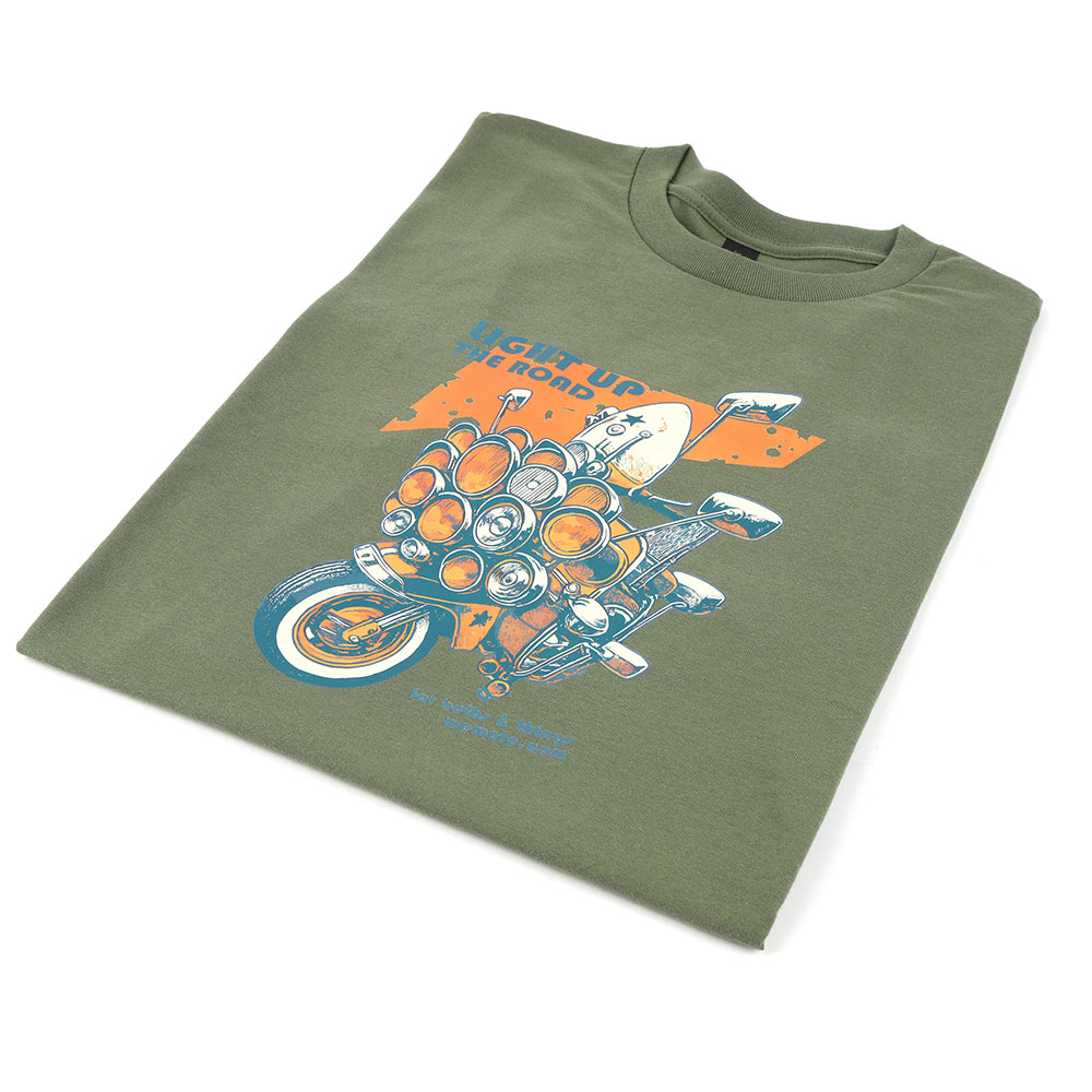 Option 1: Large design printed on the front