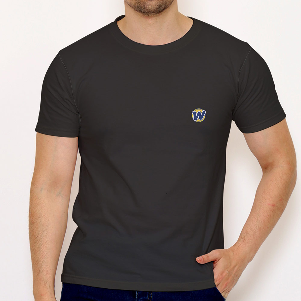 Option 2: Small Wemoto logo on left chest