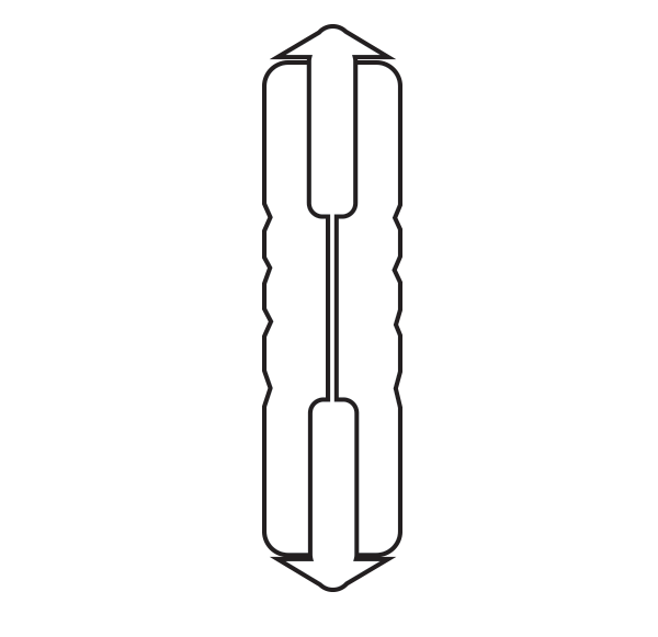 Line drawing of Continental Fuse