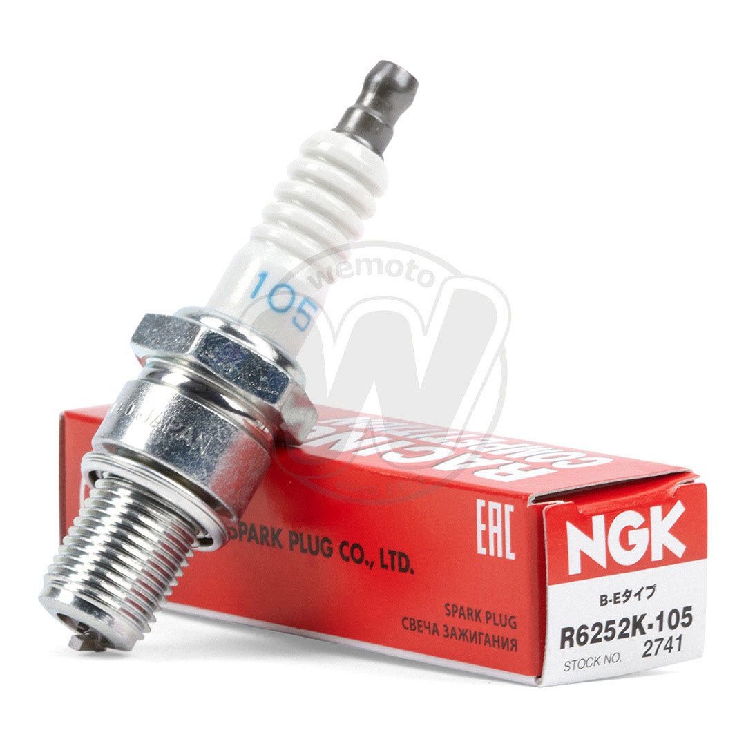 NGK Racing Spark Plugs 2741 R6252K-105 – 4-Pack, OEM Spec, Made In Japan