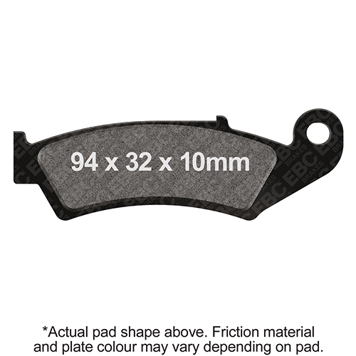 Plaquettes de Frein Arrière EBC Standard (Type GG)