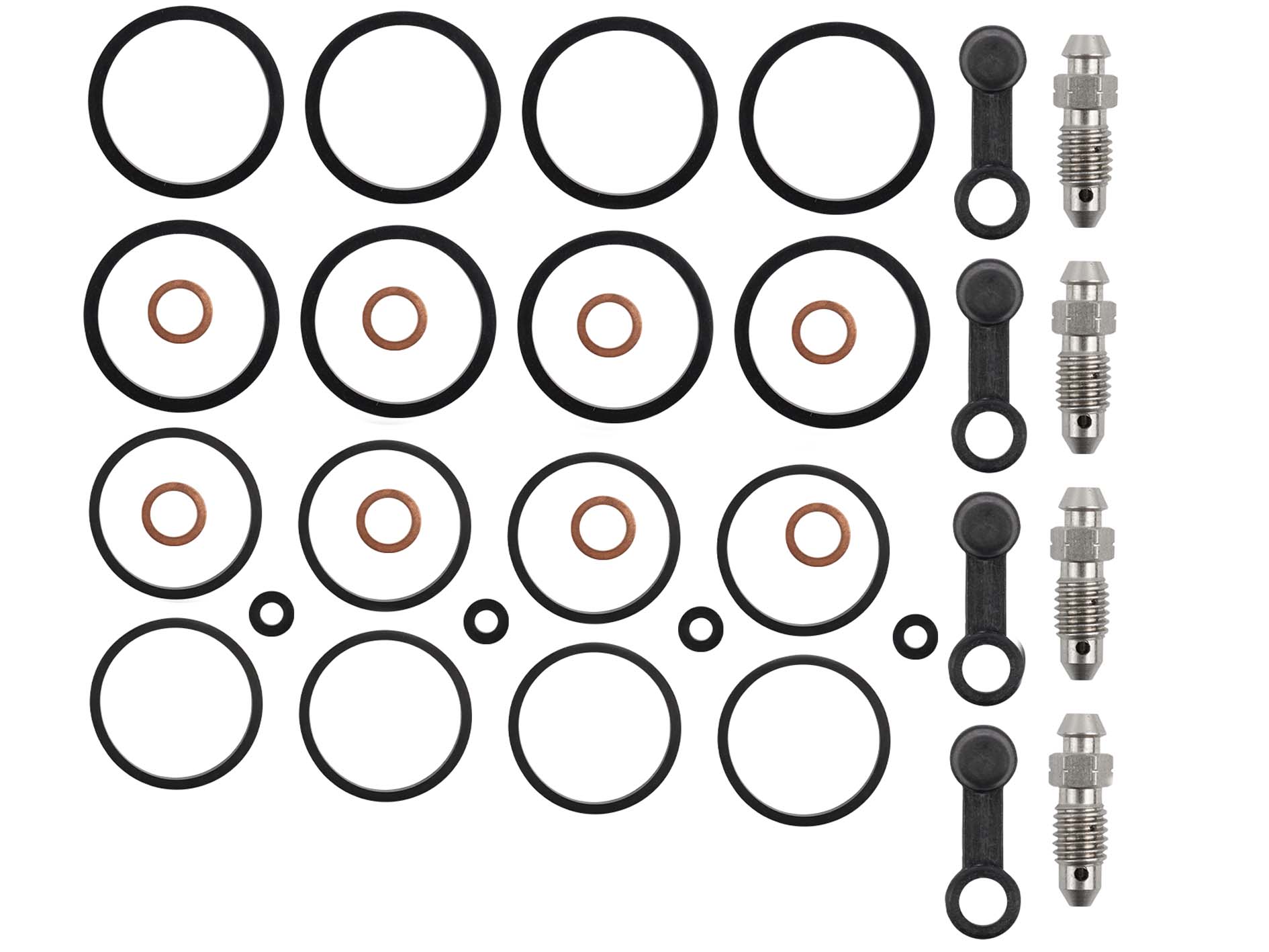 Brake Caliper Repair Kit Front (Twin) - by TRK