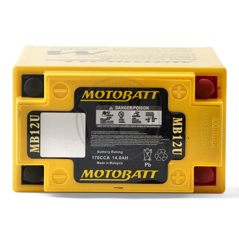 Battery Motobatt Sealed High Torque BMW F 650 1996 11214 Wemoto UK