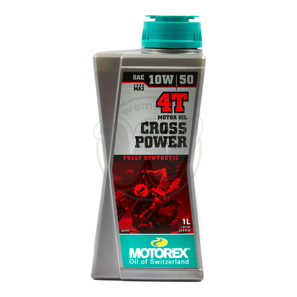 Aceite Motorex Cross Power 4T - Sintético 10W50 - 4 Litros