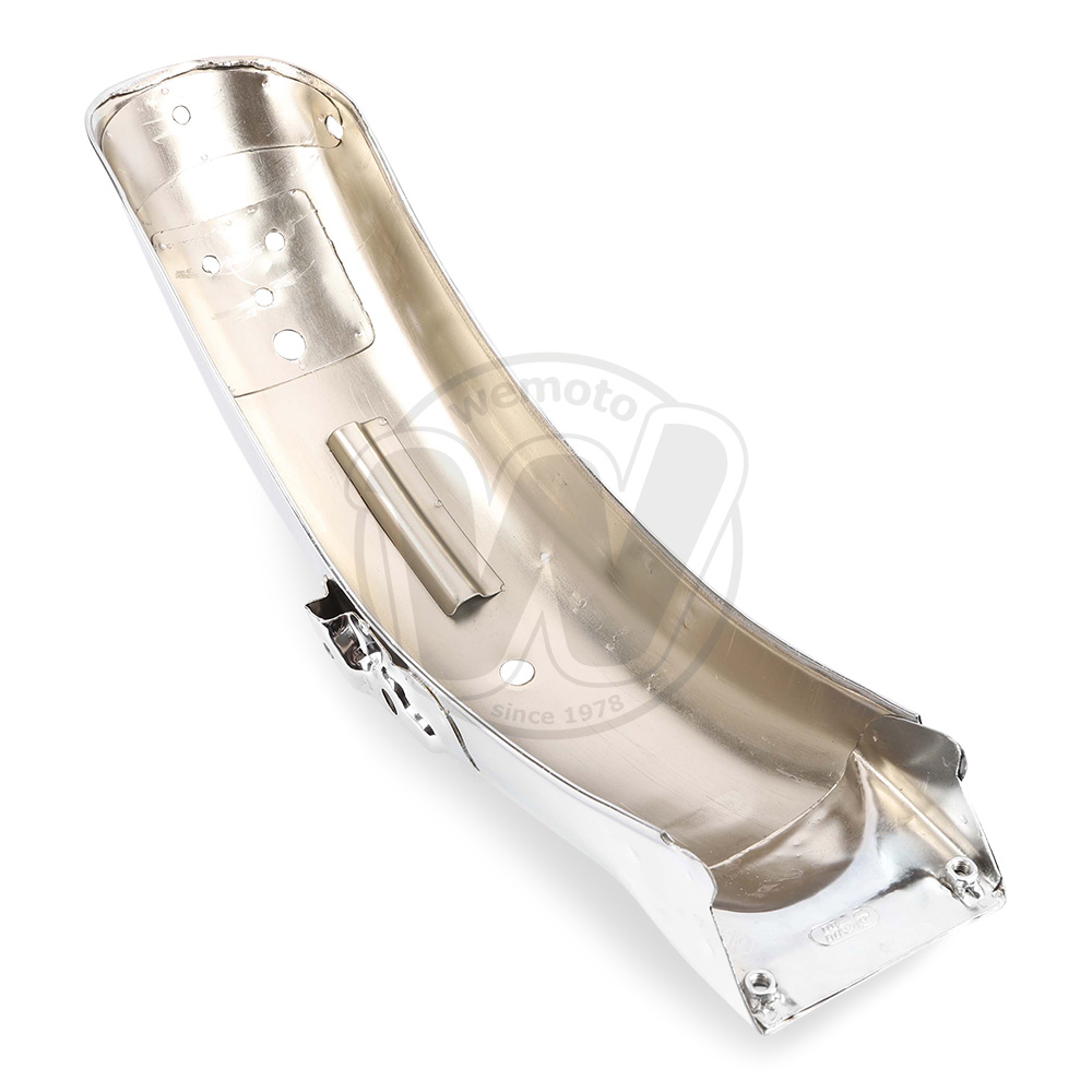Fydun Parafango Anteriore Moto In Metallo Per CG125 Retro - Scegli Tra Nero E Cromo