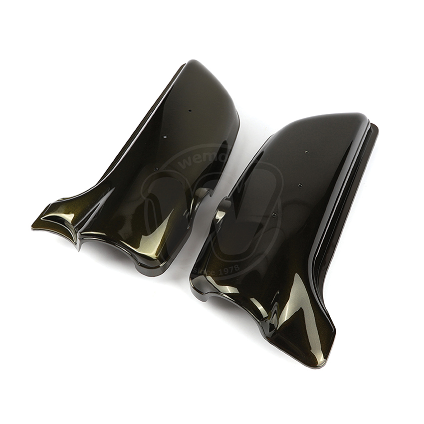 Kawasaki Z1 painted side covers Yellow Ball Metallic Black finish