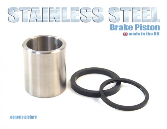 Brake Piston and Seals (Stainless Steel) Front Caliper