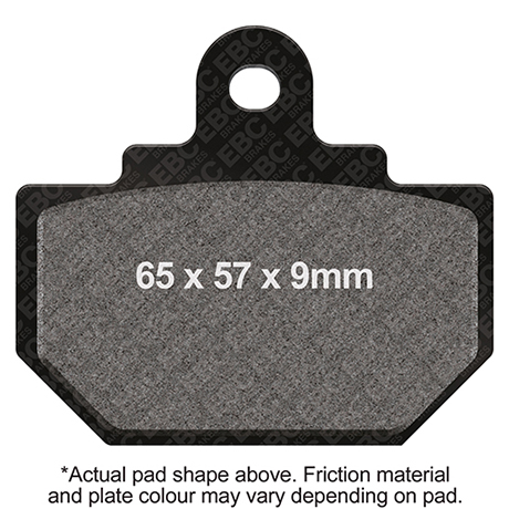 Plaquettes de Frein Arrière EBC Métal Fritté (Type GG)