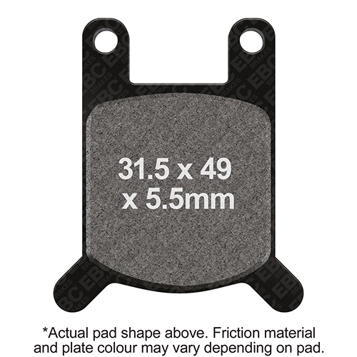 Plaquettes de Frein Avant EBC Standard (Type GG)