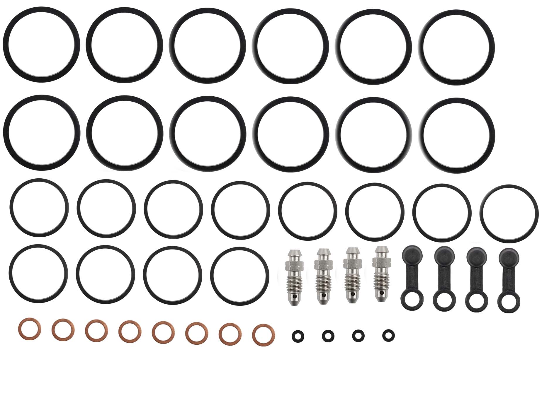 Brake Caliper Repair Kit Front (Twin) - by TRK