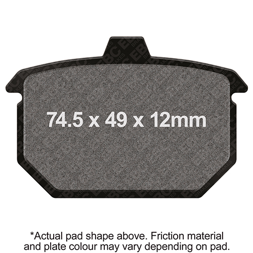 Pastiglie Freni Posteriori EBC Standard (Tipo GG)