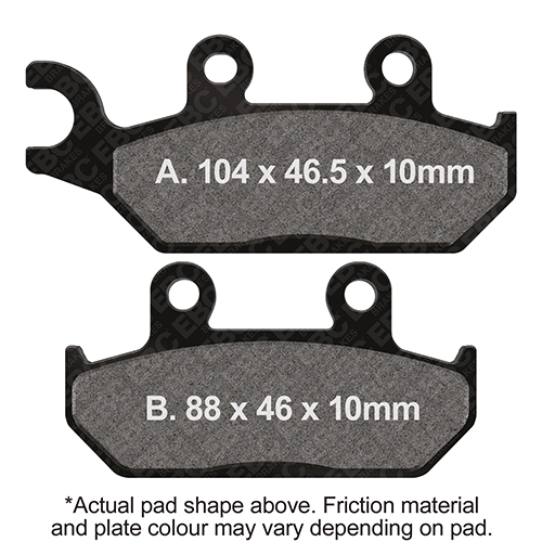 Plaquettes de Frein Avant EBC Standard (Type GG)