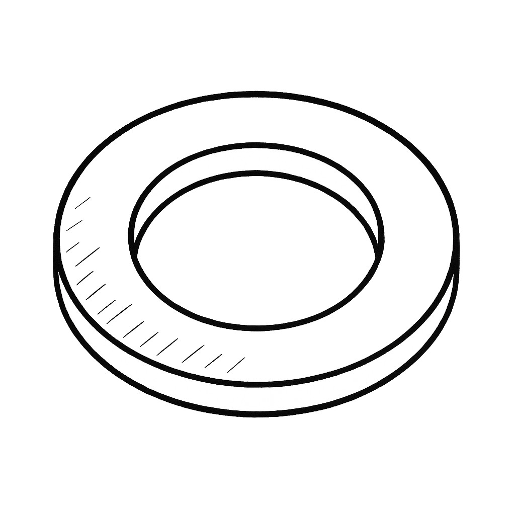Rondella In Rame Dado Forcella