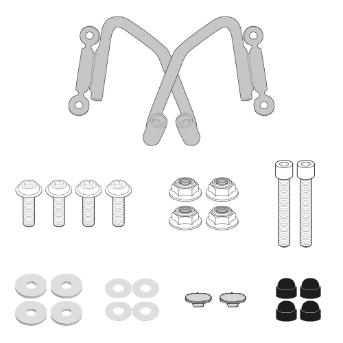 Kit Fissaggio Cuopolino - GIVI