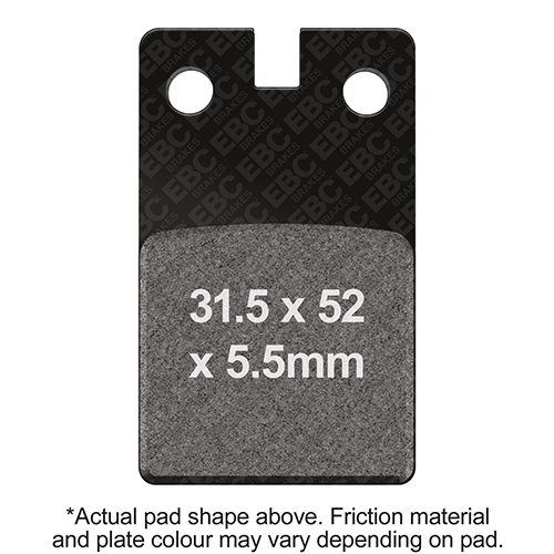 Plaquettes de Frein Avant EBC Standard (Type GG)