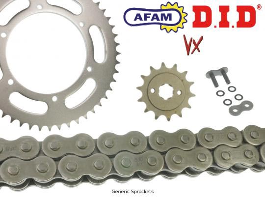 Kit Catena DID VX Heavy Duty con Ingranaggi AFAM