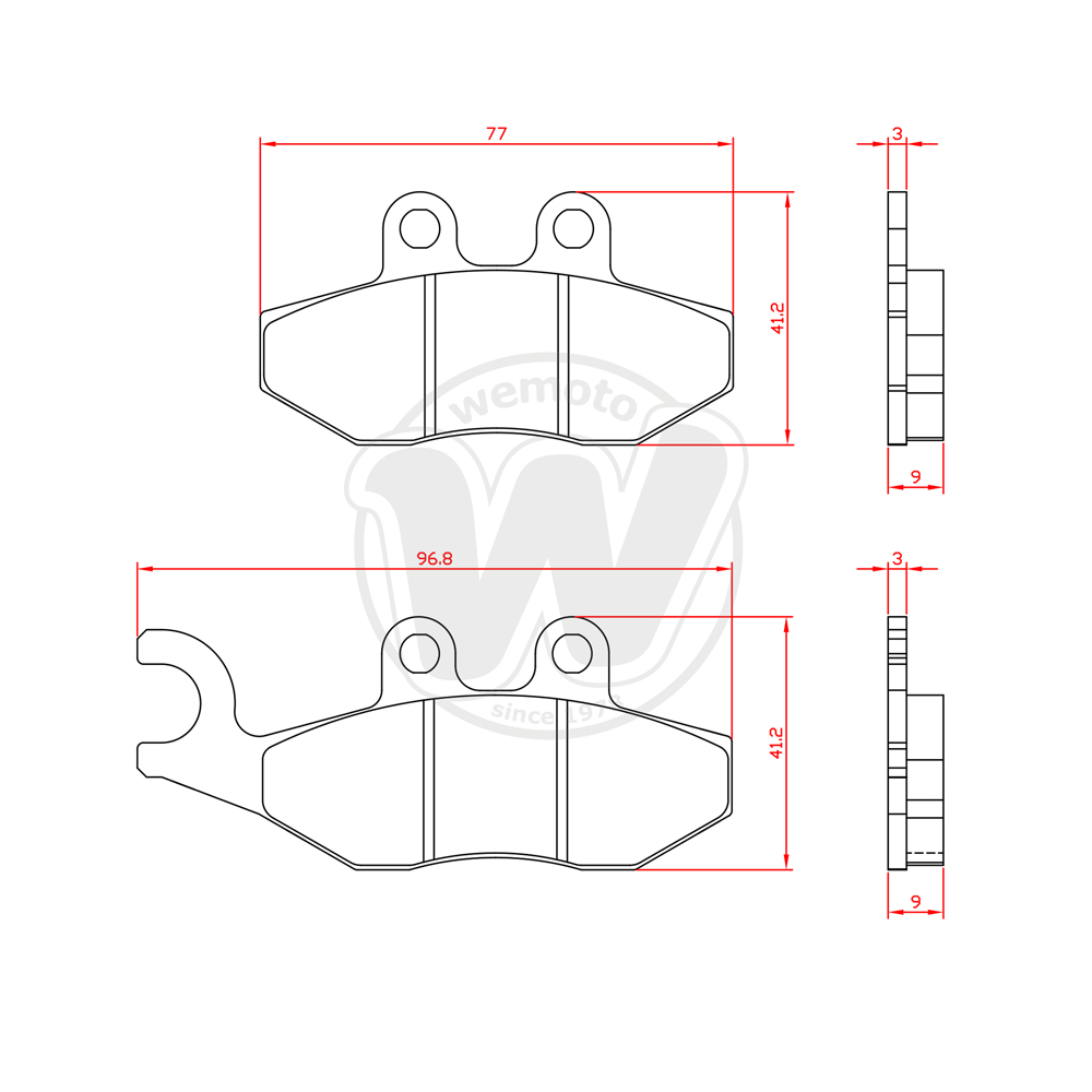 Plaquettes de Frein Avant BRENTA Standard (Type GG )