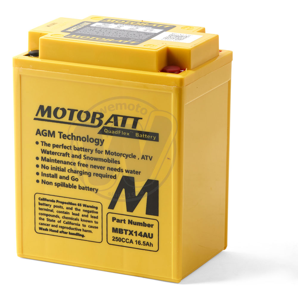 Baterie Motobatt (uzavřená, bezúdržbová) - vysoký startovací výkon