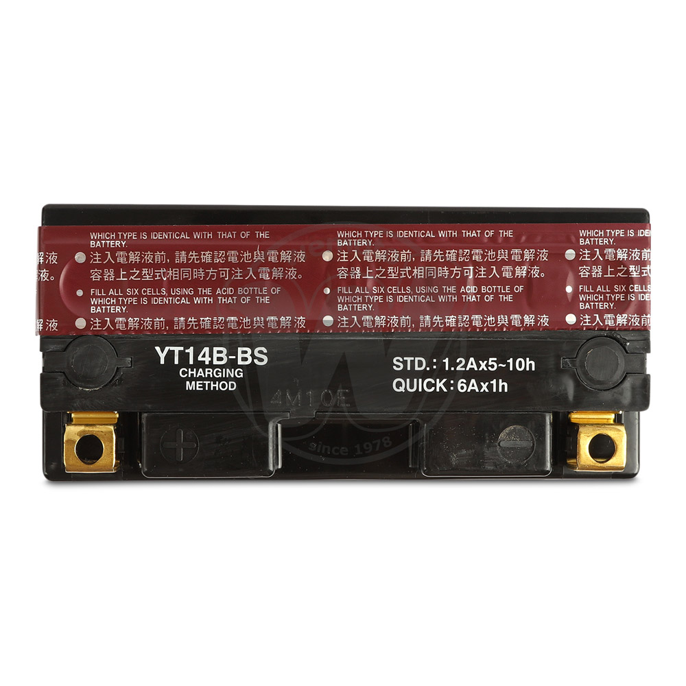 Batterie Für Yamaha XVS 1100 A Drag Star Class 07 Nitro YT14B-BS