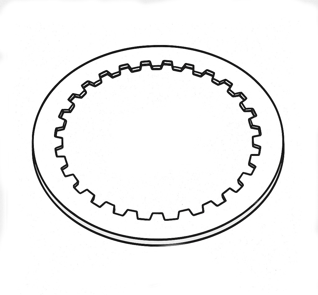Piastra Frizione Acciaio - Singola - OEM