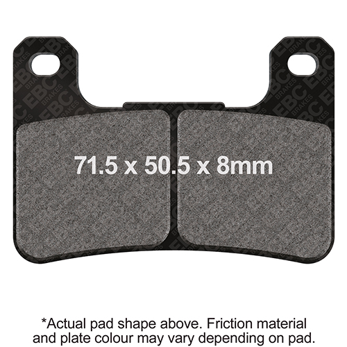 Plaquettes de Frein Avant EBC Métal Fritté (Type HH)