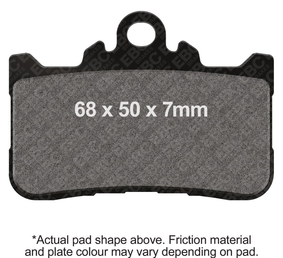 Plaquettes de Frein Avant EBC Métal Fritté (Type HH)