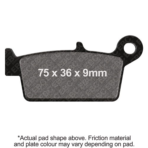 Plaquettes de Frein Arrière EBC Métal Fritté (Type GG)