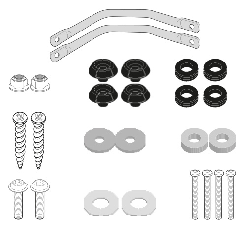 Kit de Montaje para Cúpula - GIVI