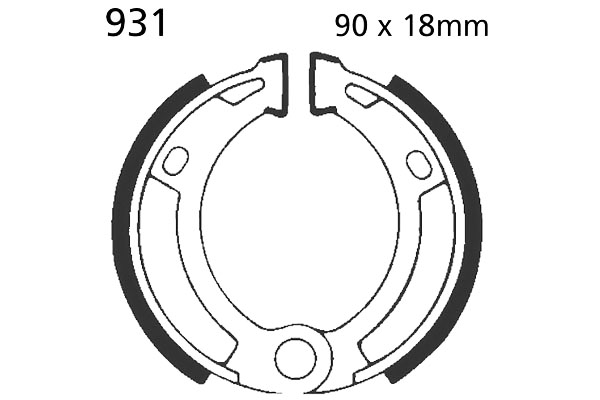 Brake Shoes Front EBC Standard
