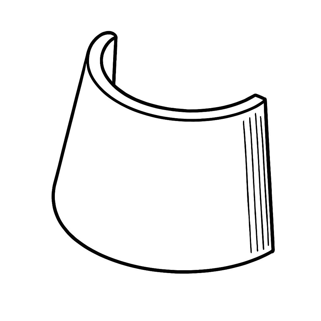 Collier Demi-Lune de Soupape d'Echappement