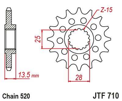 Sprocket Front - JT