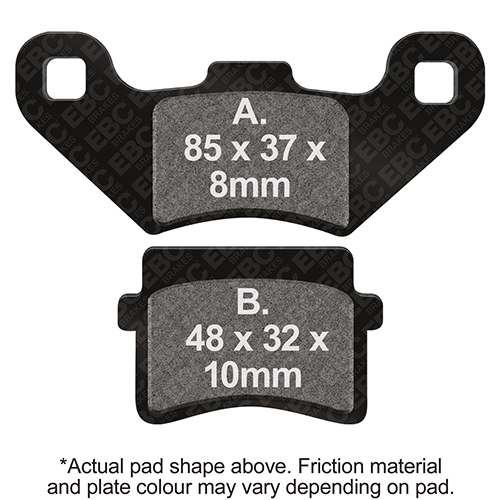 Plaquettes de Frein Avant EBC Standard (Type GG)