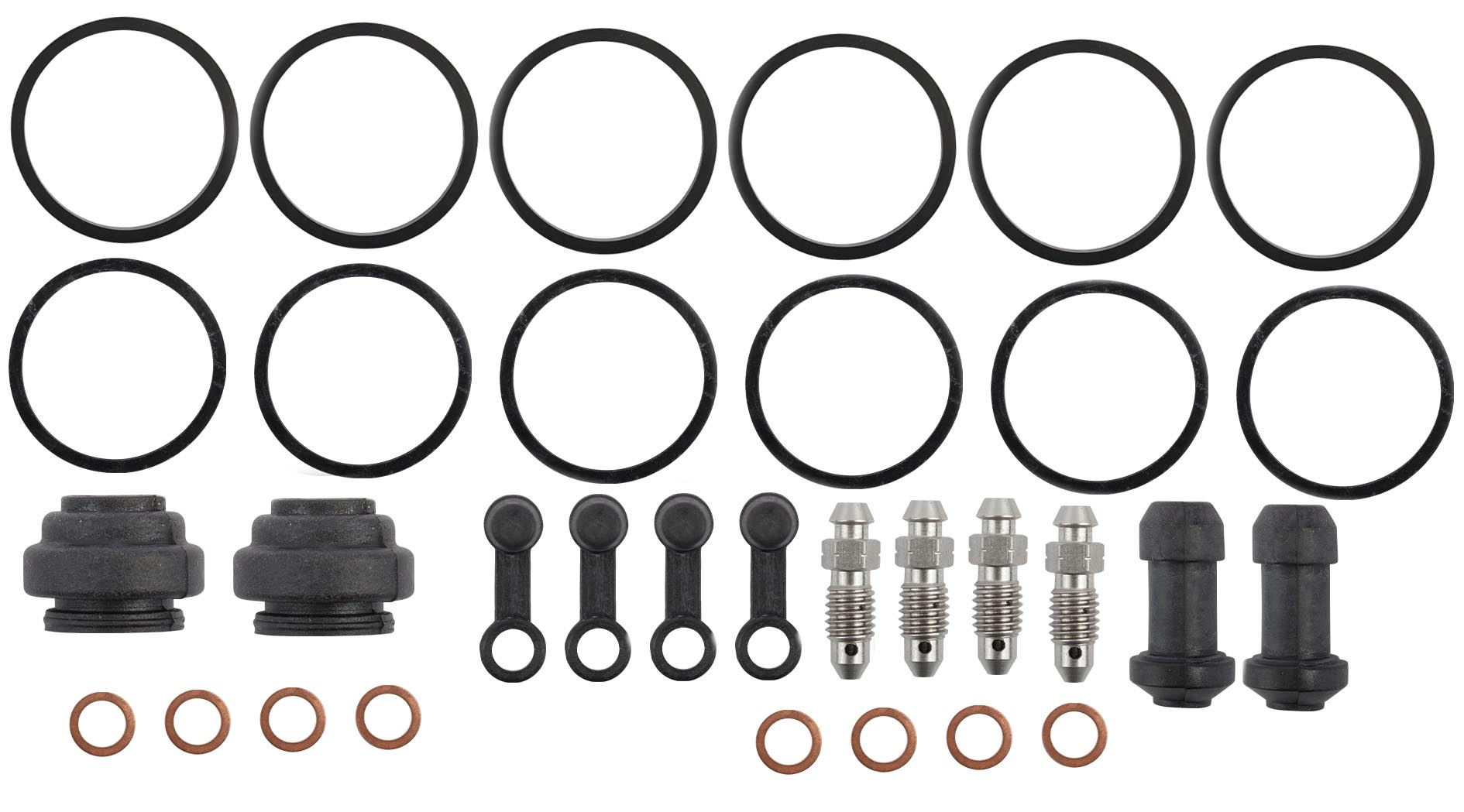 Brake Caliper Repair Kit Front (Twin) - by TRK