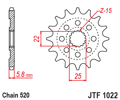 Sprocket Front - JT