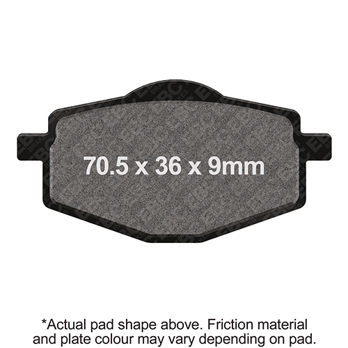 Pastiglie Freni Posteriori EBC Standard (Tipo GG)
