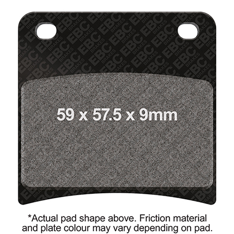 Plaquettes de Frein Avant EBC Standard (Type GG)