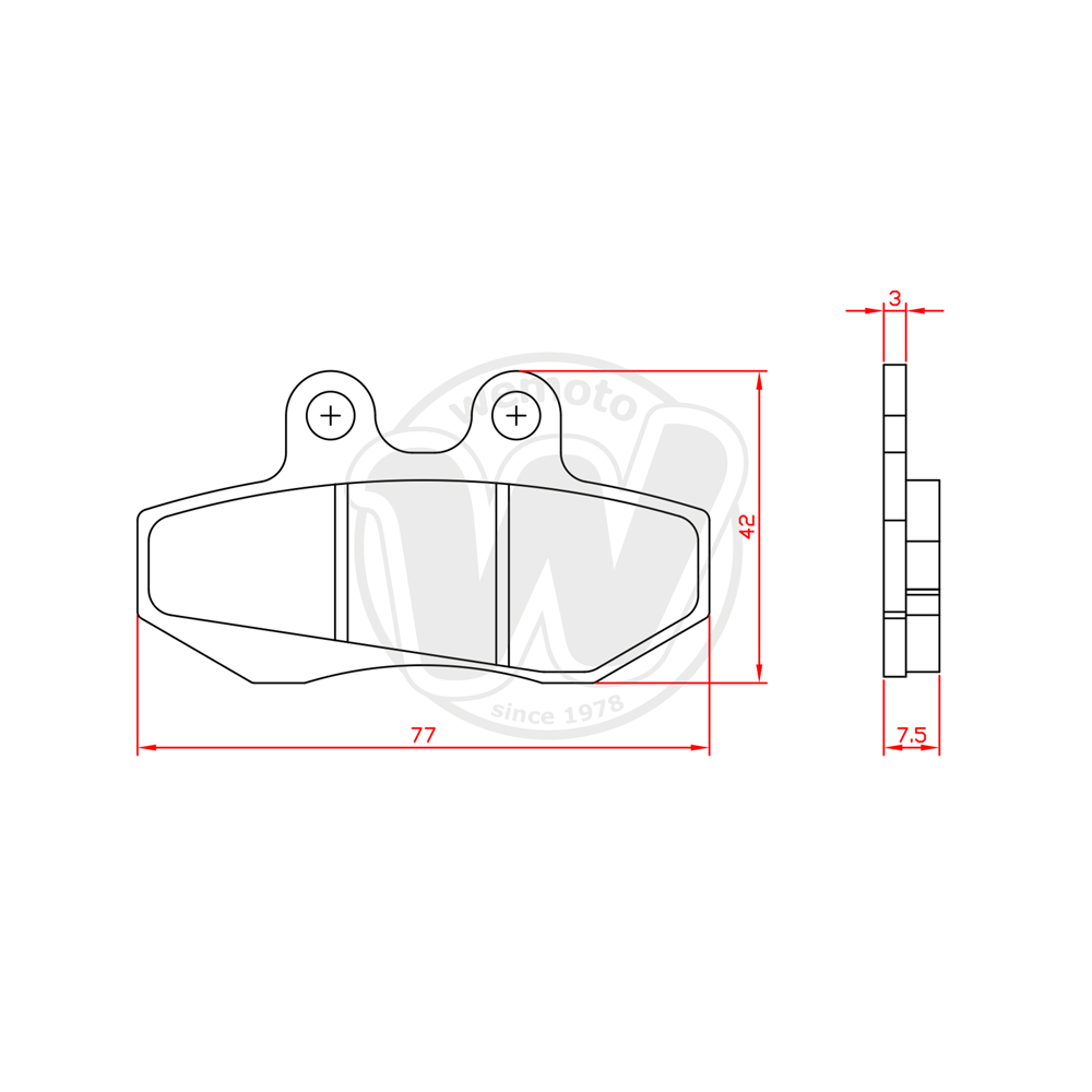 Plaquettes de Frein Avant BRENTA Standard (Type GG )