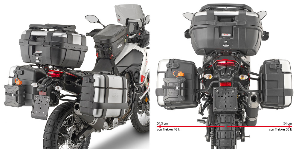 Bagage GIVI  - Supports Tubulaires de Valises Latérales