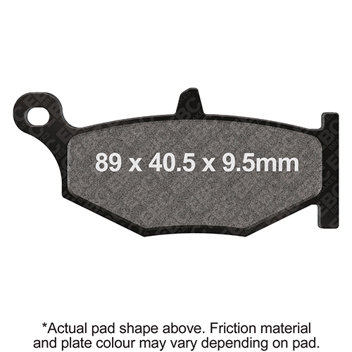 Plaquettes de Frein Arrière EBC Métal Fritté (Type HH)