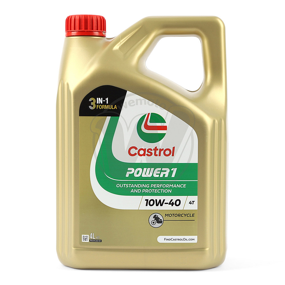 Castrol Power 1 Semi-Sintetico 10W40 JASO MA2 4 Litri
