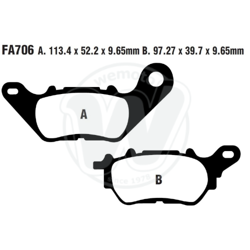 Brake Pads Rear EBC Standard (GG Type)