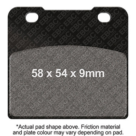 Plaquettes de Frein Arrière EBC Standard (Type GG)