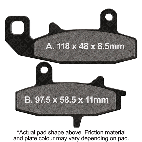 Plaquettes de Frein Avant EBC Standard (Type GG)