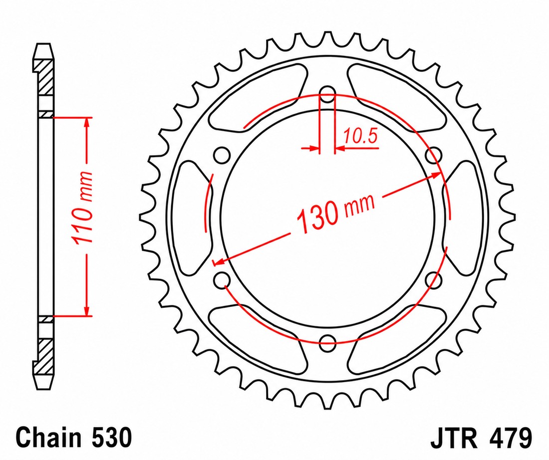 Sprocket Rear - JT