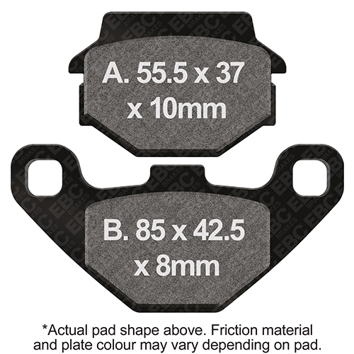 Plaquettes de Frein Avant EBC Standard (Type GG)