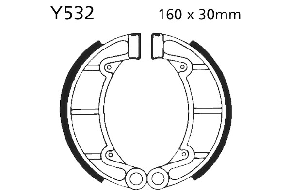 Brake Shoes Rear EBC Standard