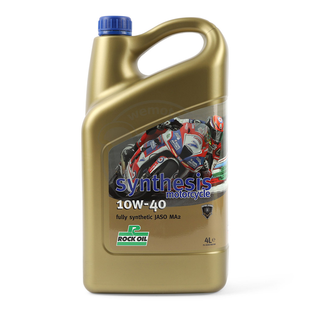 Huile Rock Oil 4T entièrement synthétique JASO MA2 4 litres