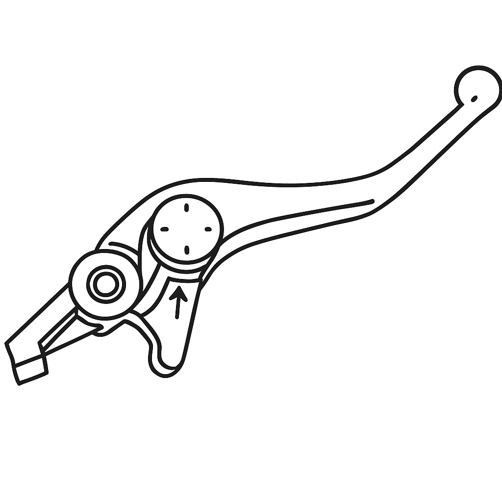 Leva Freno Anteriore Regolabile Originale OEM