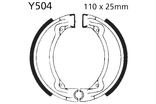 Brake Shoes Front EBC Standard