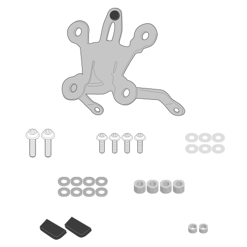 GIVI - Screen Fitting Kit